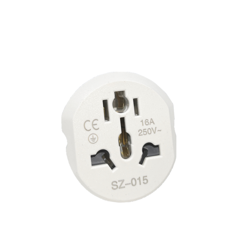 Korea EU Plug Adapter 16A 250V Travel Adapter Converter 2 Round Socket High Quality Universal AU US UK CN To EU KR Wall Socket. 