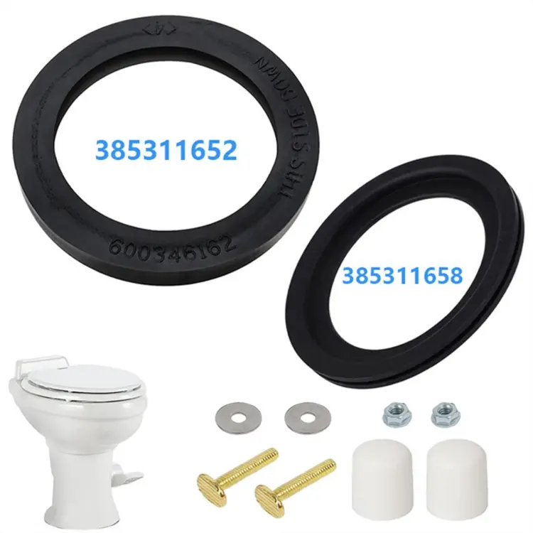 RV Toilet Seal Kit Parts Accessories for 385311652 RV Toilet Seal Kit and  385311658 RV Toilet Flush Seal,for Dometic 300/310/320 RV Toilet