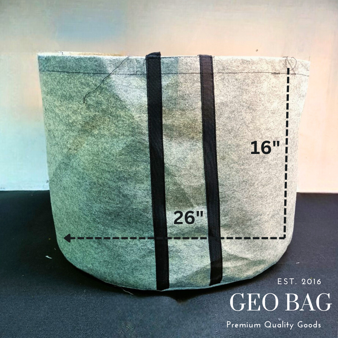 35 Gallons Capacity Geo Bag ( Dia 26" Hight 16") Geotextile Grow Bag Pot Planter for Garden Planting