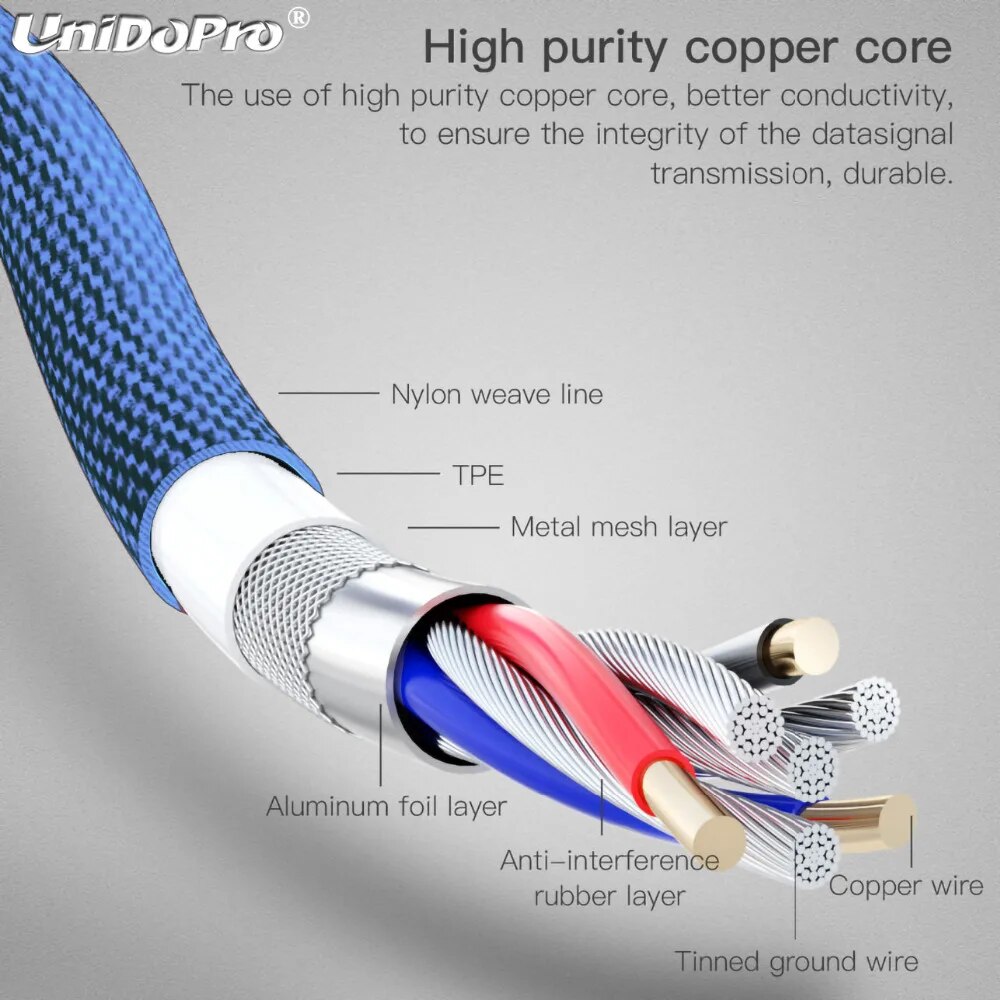 90 Degree Micro USB Fast Charging Cable for Xiaomi Redmi