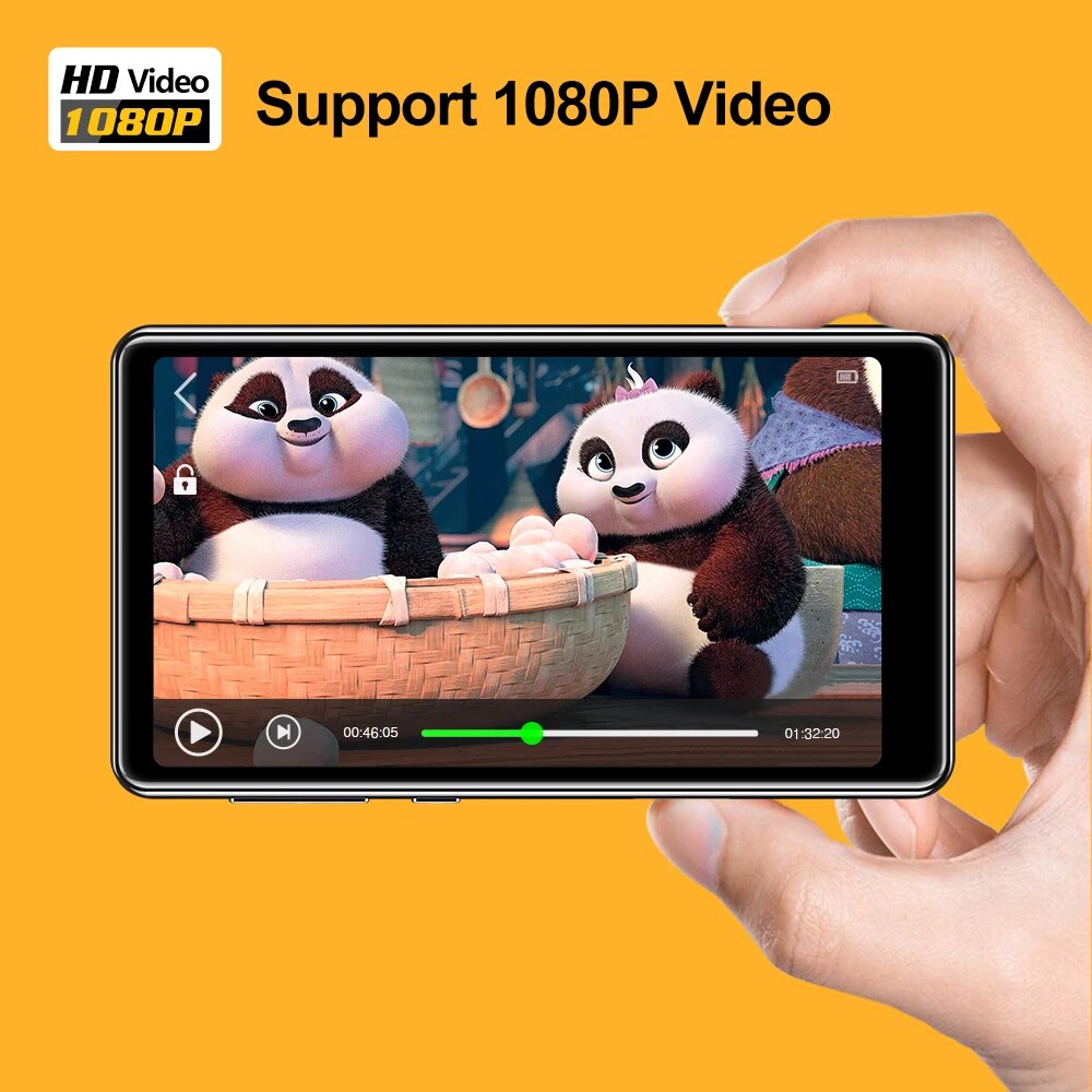 Internet WiFi MP4 Video Player International Android 8.1 MP3 Music Player Bluetooth Walkman Spotify Player/Pandora/Tidal/Deezer. 
