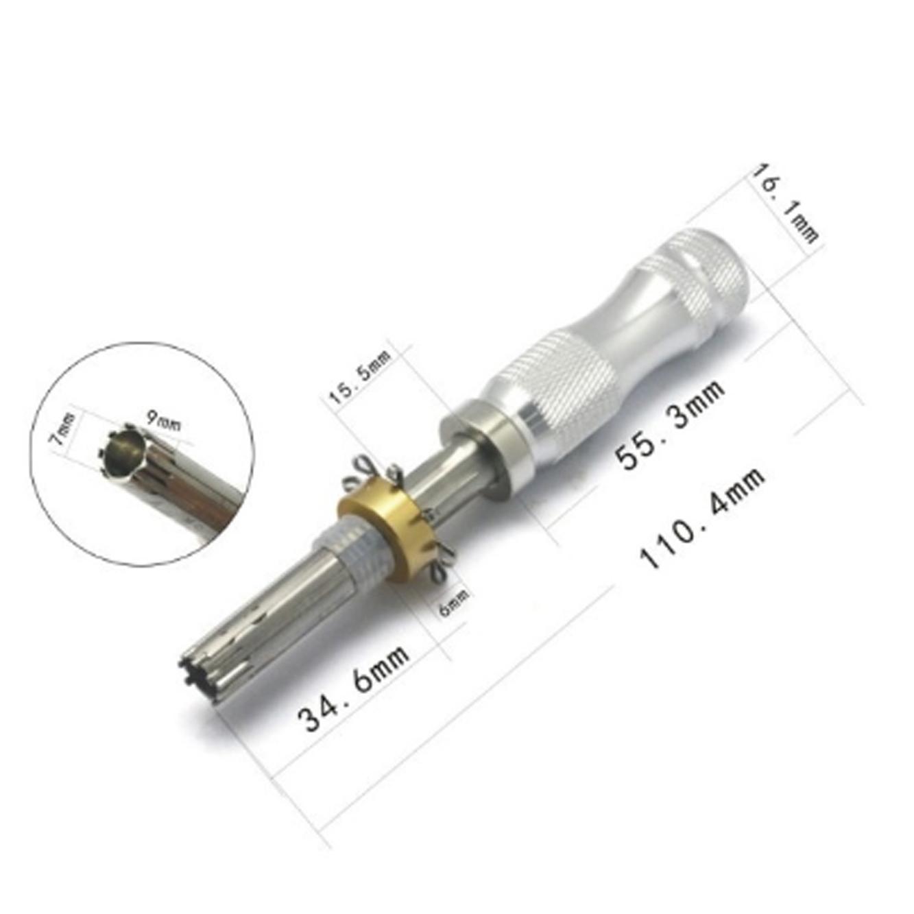 Multifunctional Locksmith Tubular Practical Transparent Unlocking Tool Suit Lockset. 