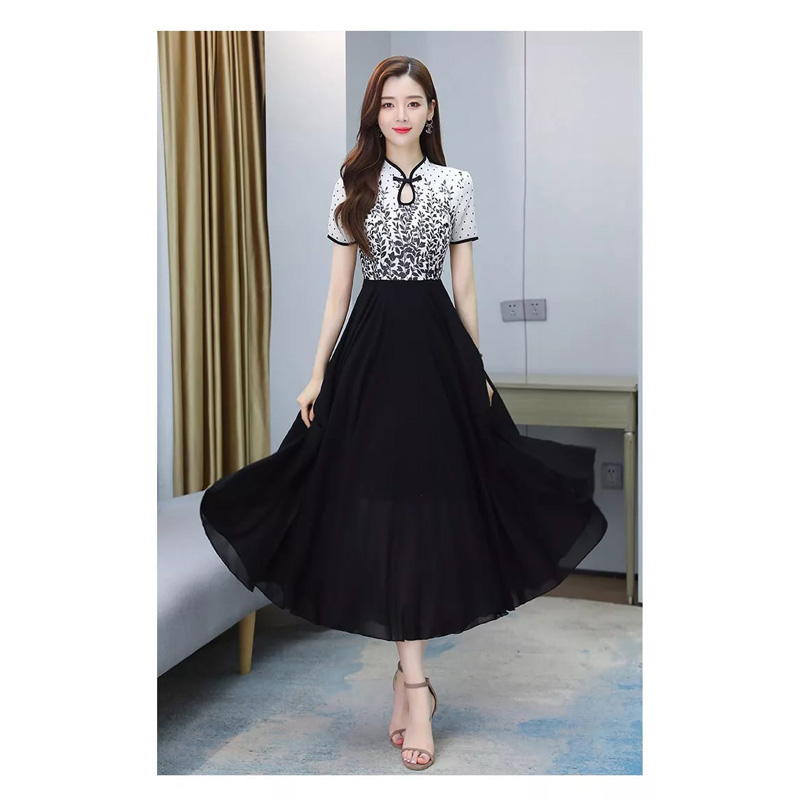 western georgette gown