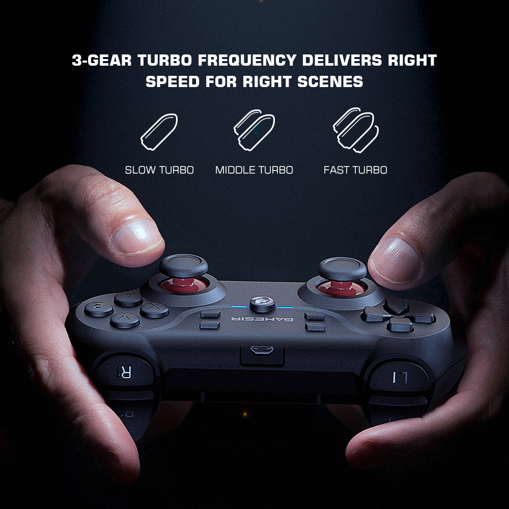 GameSir T3 Wireless Gamepad Game Controller PC Joystick for Android TV Box Desktop Computer Laptop Windows 7 10 11. 