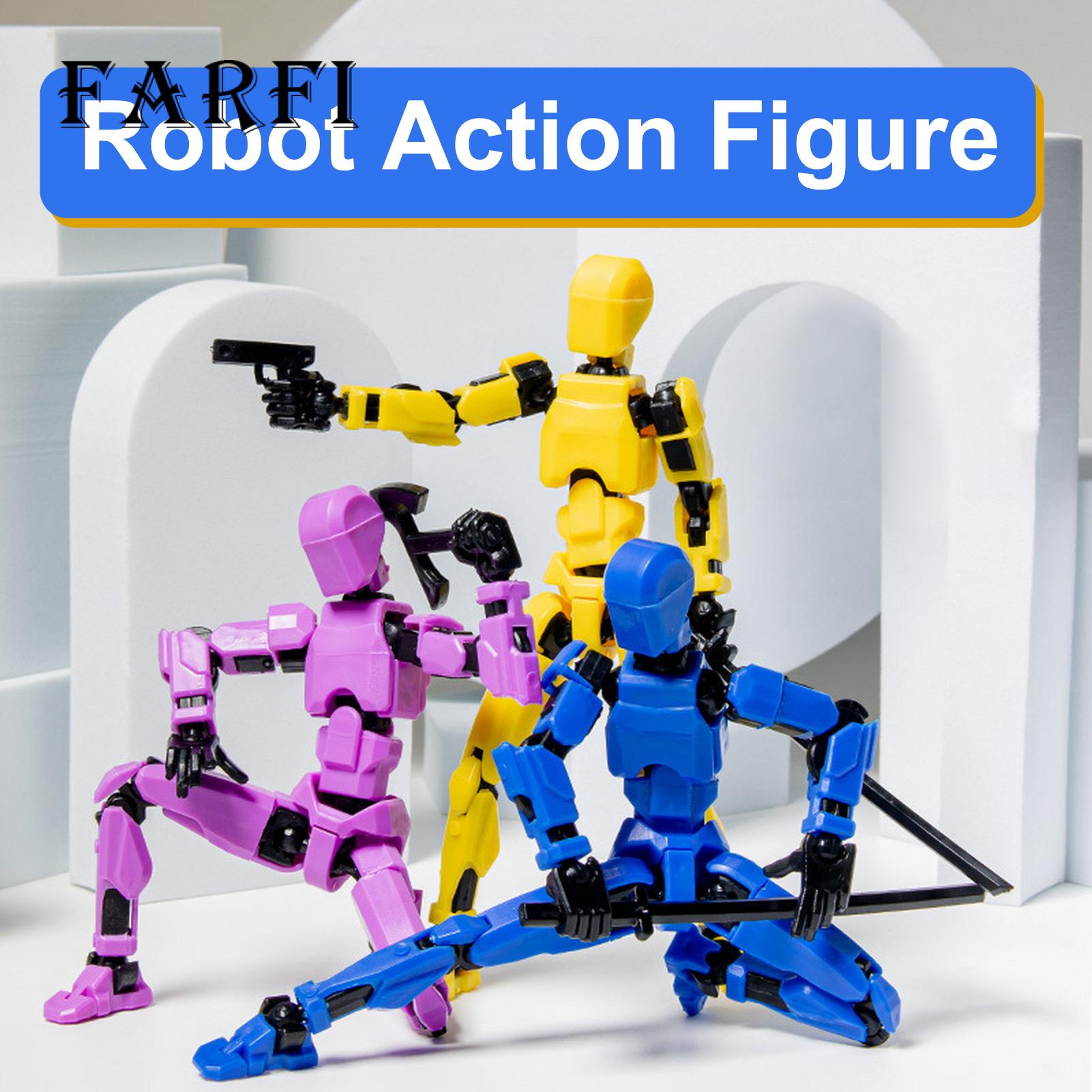 Movable Joints Toy Multi-jointed Movable Robot Action Figure 3d Printed Articulated Dummy Model for Kids Adults Perfect Gift Flexible Joint Doll. 