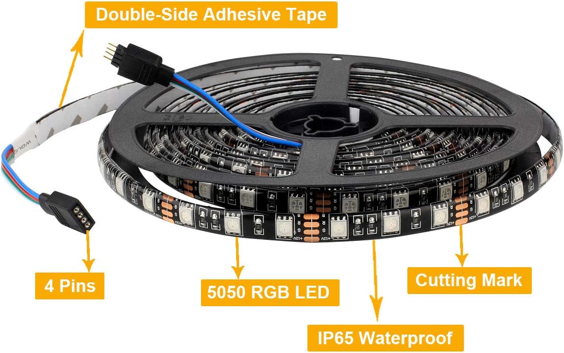 Dream Color USB Powered Rainbow LED Strip

Light with Apps Control. 