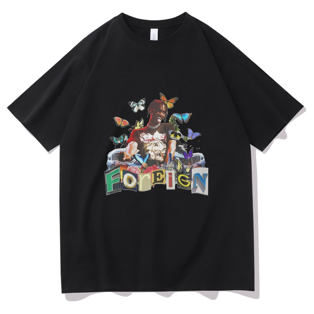 Awesome 2pac Rap Tshirt Harajuku Print Short Sleeve Tee Regular Mens Tops Quality Men Playboi Carti Oversized -Hop T Shirts. 