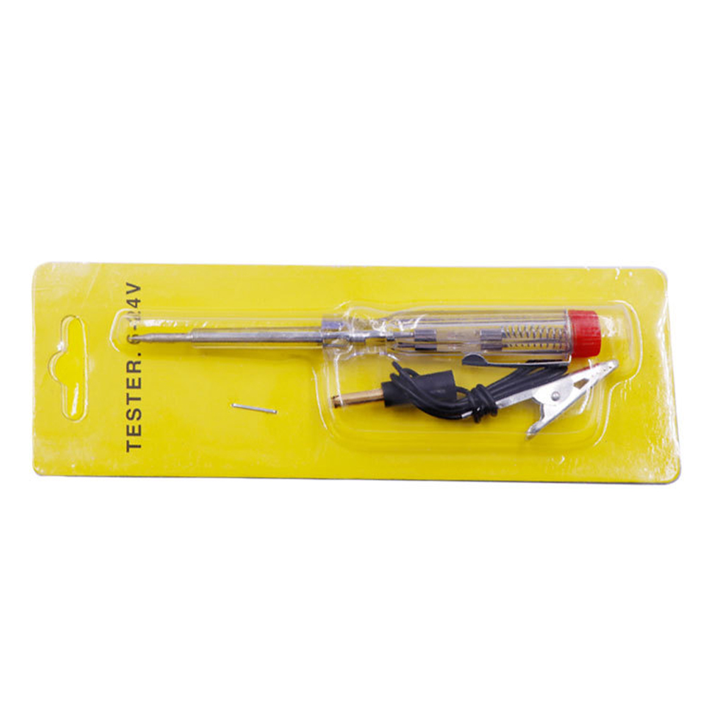 SL Dc 6-24v Car Tester Fuses Circuits Light Socket Tester Transparent Circuit Test Pen Modification Repair Tool. 