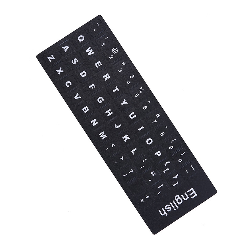 【Lejia】English Stickers On Black Any Computer For Notebook Computer PC Laptop
