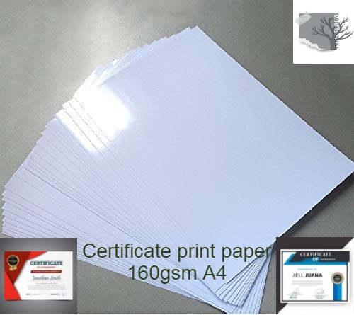 a4 certificate printing