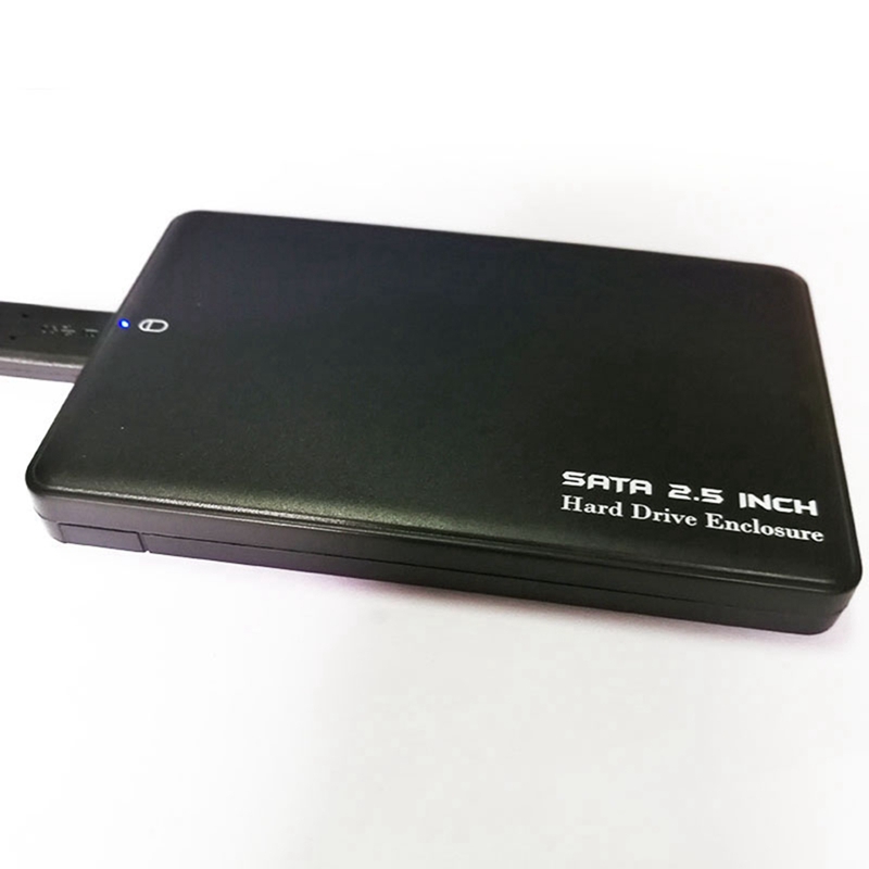 2.5 Inch Hard Drive Case USB 3.0 SATA HDD SSD Enclosure External Hard Drive Disk Box Supports 2TB Hard Drive Box. 