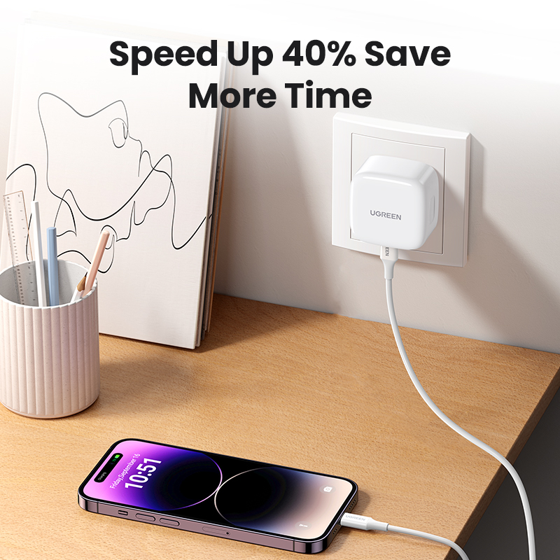 UGREEN PD Charger 30W Quick Charge 4.0 3.0 QC USB Type C Fast Charger for Surface go iphone SE 2 iPhone 11 11 Pro 11 Pro Max Xr X Xs Xs Max 8 Macbook Phone QC4.0 QC3.0 PD for Huawei Samsung. 