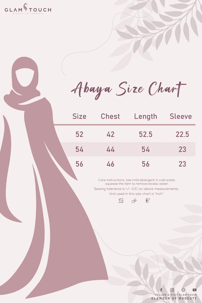 Glam Touch High Quality Solid SHRUG ABAYA SET(Gown + Koti/Kimono + Matching Hijab) Made With Premium Dubai Cherry Fabric for Muslim Women. 