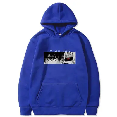 Kaneki hot sale blue hoodie