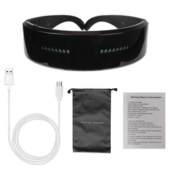 LED Shining Smart Glasses APP Programmable Rechargeable Wireless Blue tooth Multi Color Led Dynamic glasses for Party. 