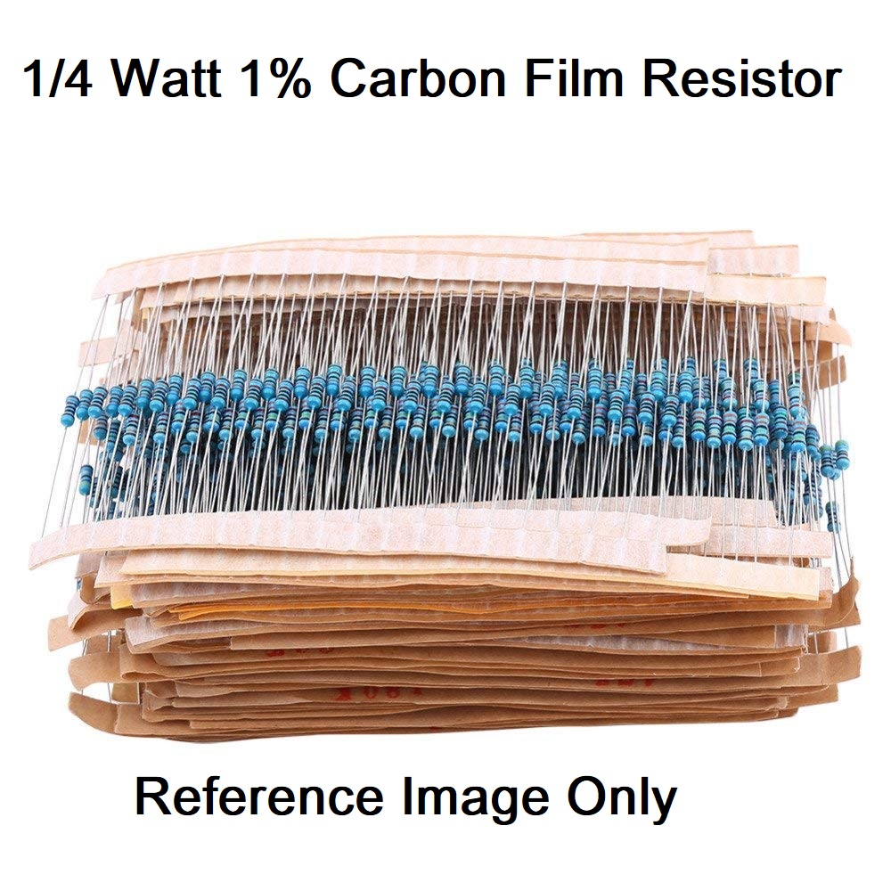 50Pcs- Tolerance 1% 47K Ohm Resistor 47K Ohm Carbon Film Resistor 47K Ohm 1/4W Resistance 0.25 Watt Fixed Resistors 2 Pin Leads. 