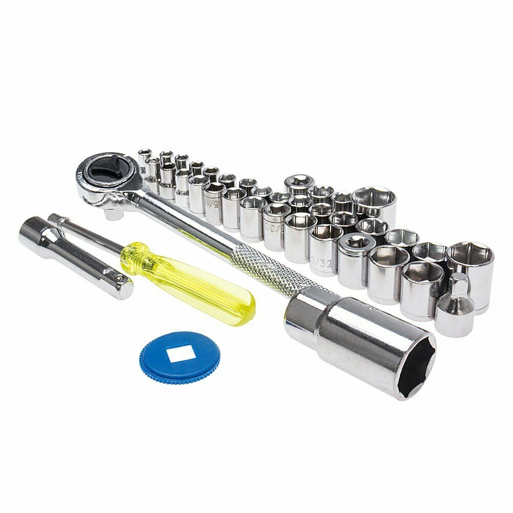 40 Piece Combination Socket Wrench Set tools box. 