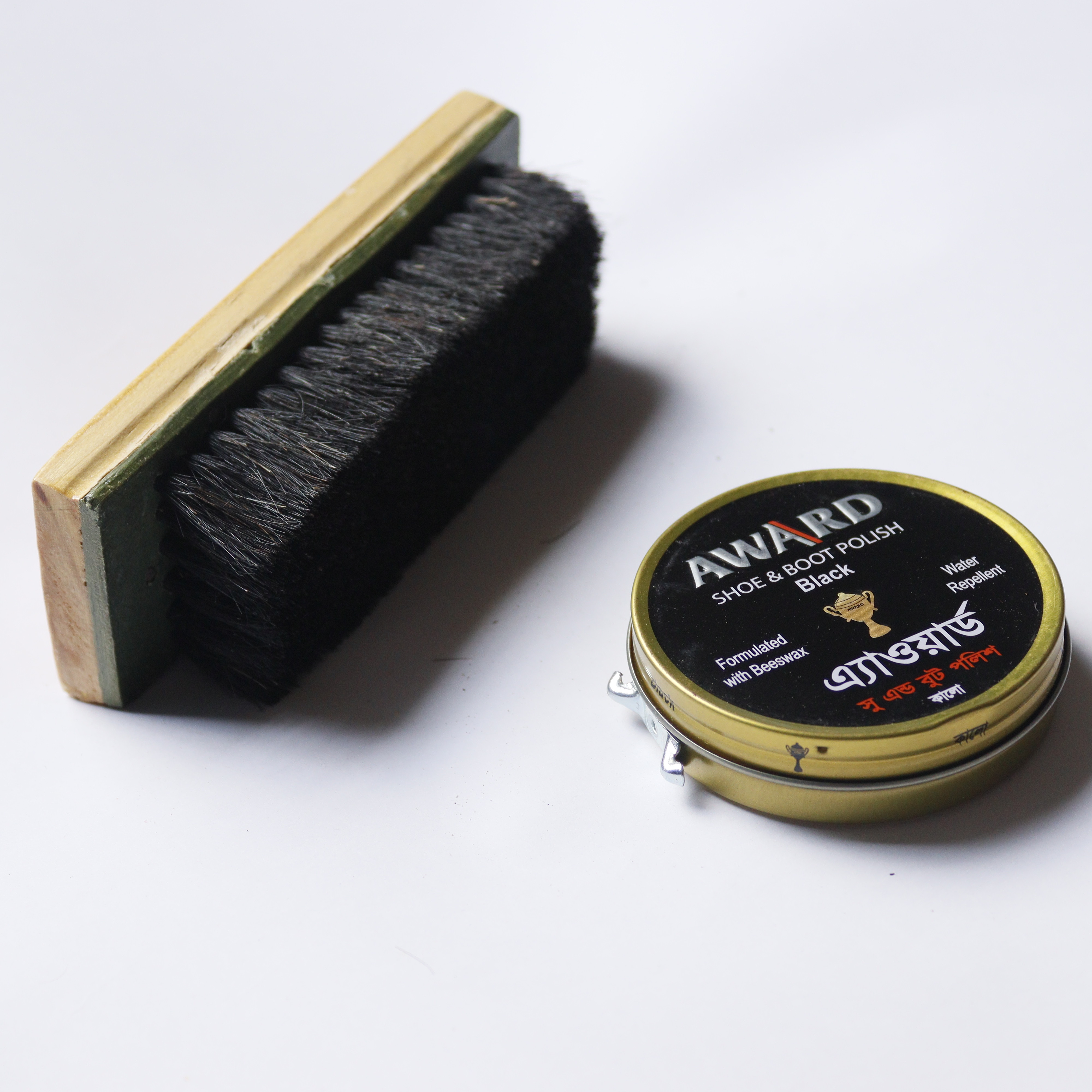 BOOT Shoe Polish+ Cow hair Brush for Shoes Cleaning- Trendy and Stylish, Simple To Use And Maintain, Very Premium Product