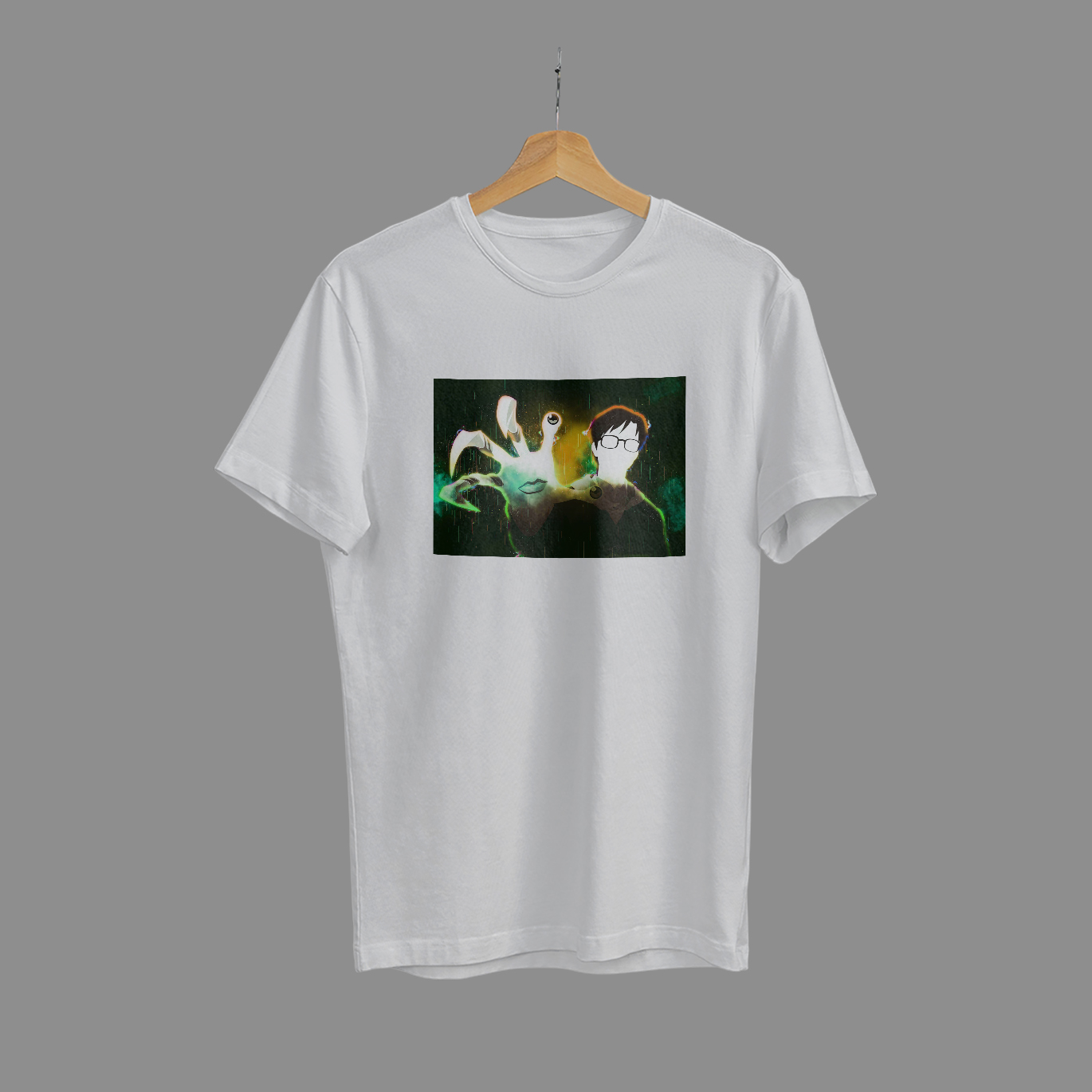 Ensemble Yourself - Easily Usable - Parasyte: The Maxim Anime White Poly Cotton T-Shirt - T Shirt - Easy To maintain - Designed - Urban Vibes. 