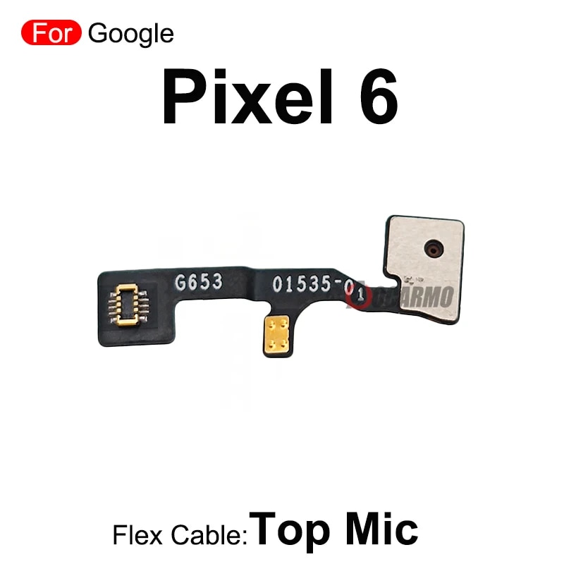 For Google Pixel 6 Top Mic Phone Flex Cable Microphone Repair Replacement Parts. 