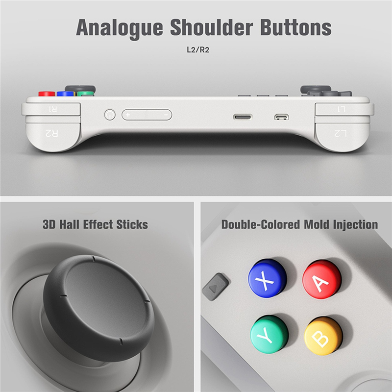 Retroid Pocket 2S 3.5Inch Touch Screen Handheld Game Player 3+32G Android 11 4000MAh Portable Video Game Console Durable Easy Install Easy to Use. 