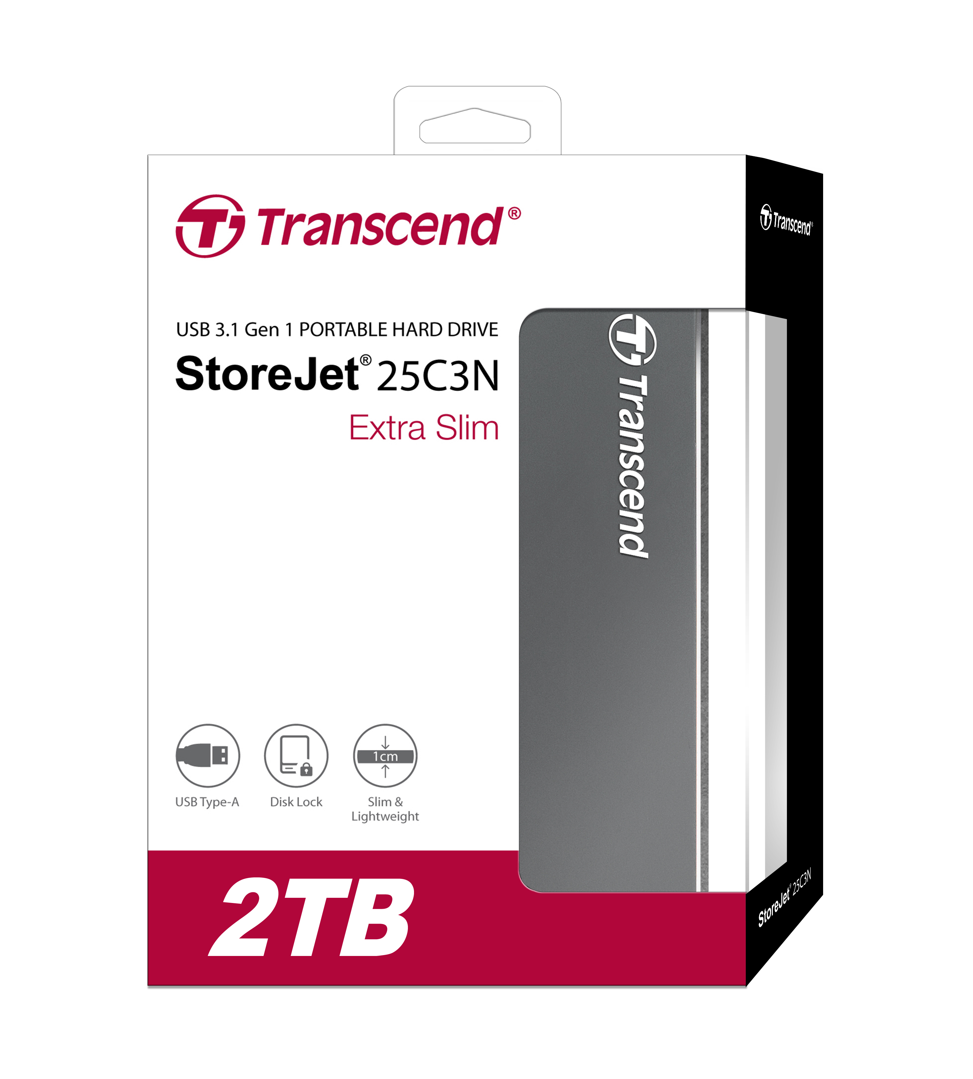 Transcend 2TB StoreJet 25C3N Portable Hard Drives