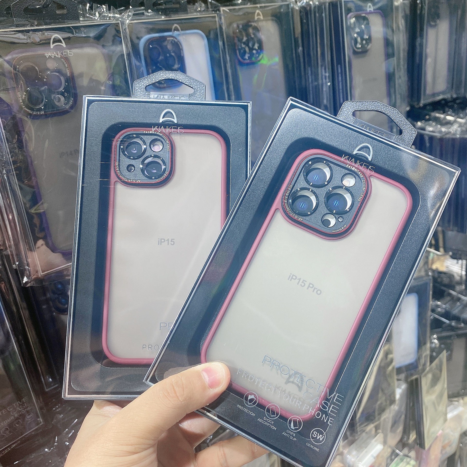 Applicable iPhone15 Series WAKIES Lycra Series Mate60 Series Phone case. 