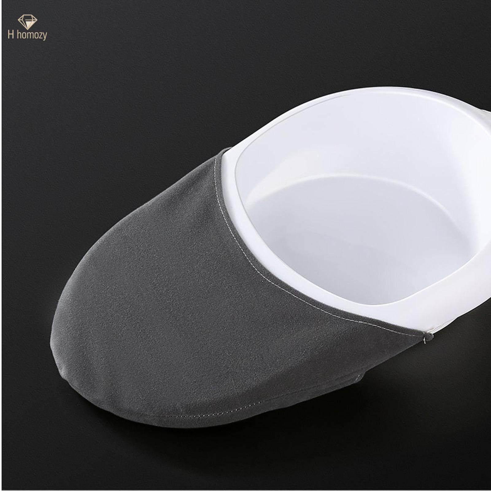 Portable Bed Pan with Guard with A Handle Load Bearing Bedridden Urinal for Home Elderly Men. 