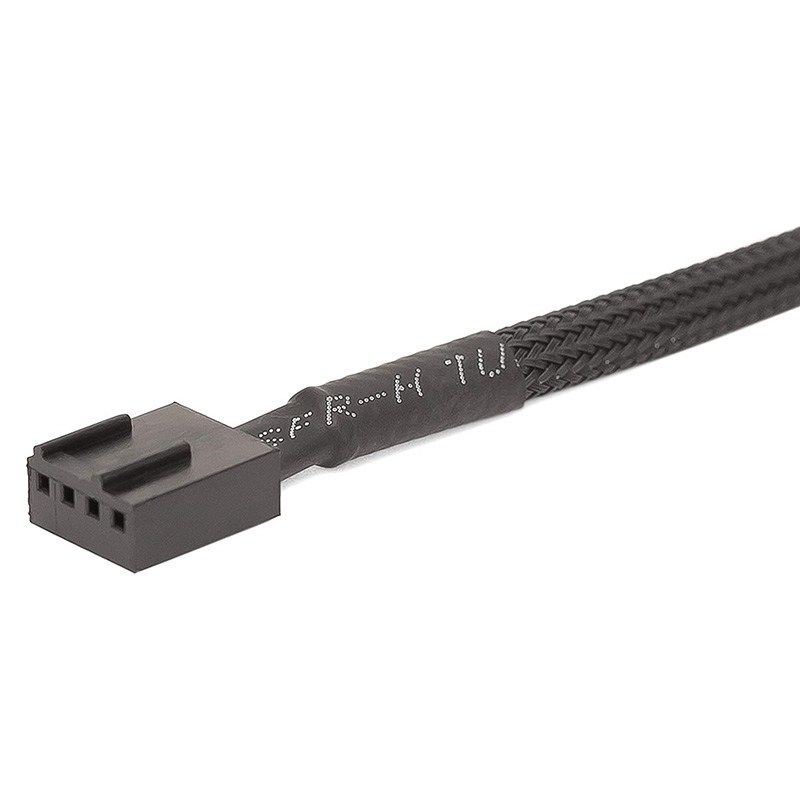 PWM Fan Extension Cable - 11.8 Inch PC Fan Extension Cable Compatible with ATX Case 3 Pin & 4 Pin Cooling Fans Durable. 