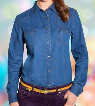 denim shirt for ladies