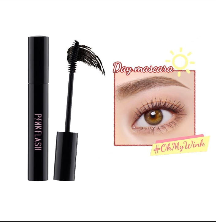 PinkFlash Waterproof Day & Night Mascara - 1pcs (7ml). 