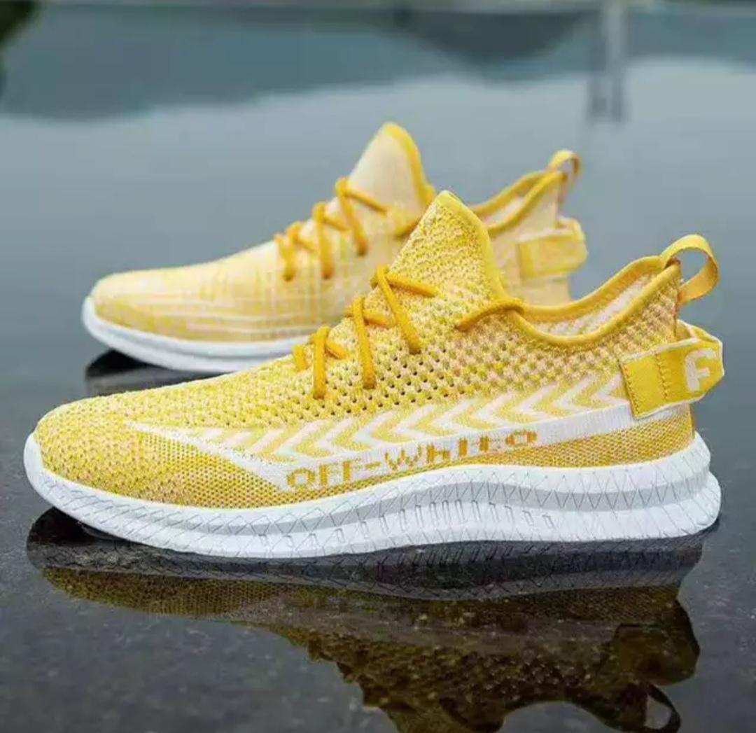 yellow colour shoes for men