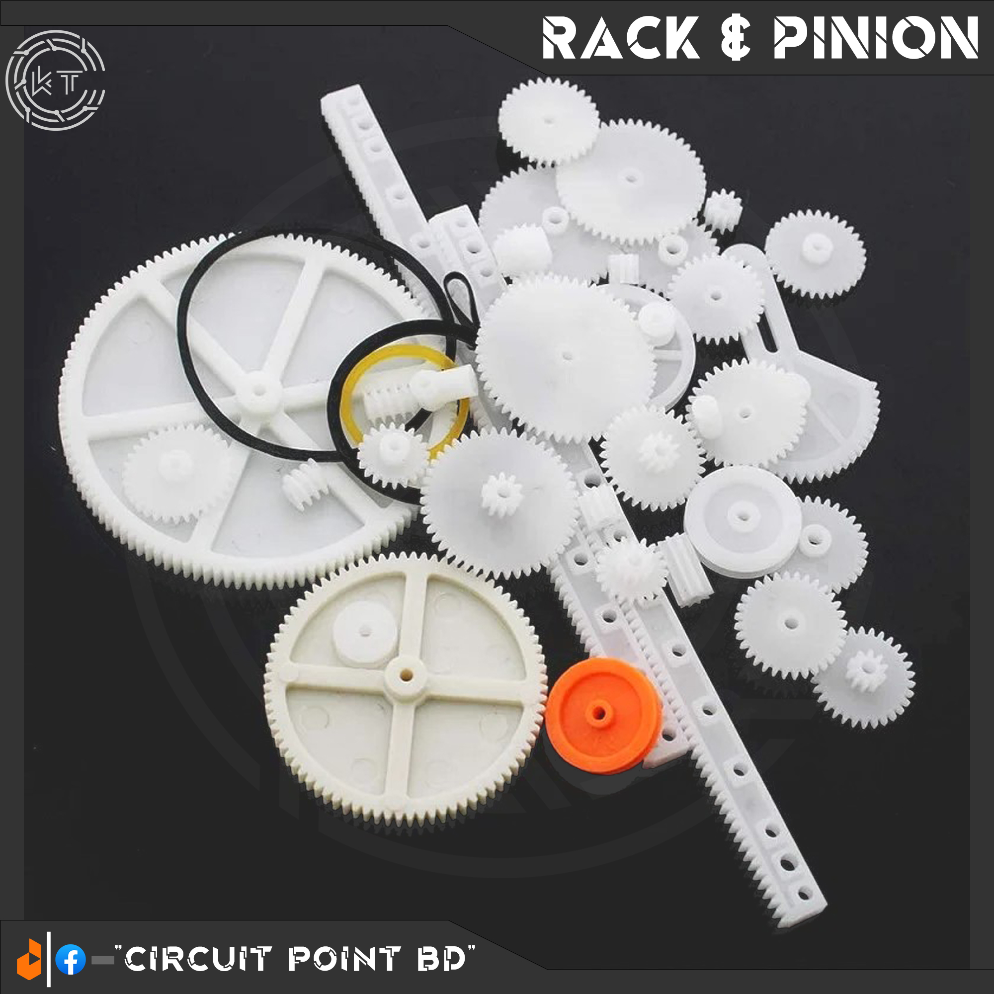 Plastic Rack and pinion gear pulley plastic shaft worm gear reducer for Toy Model, Robot diy kit and DIY assorted kit.. 