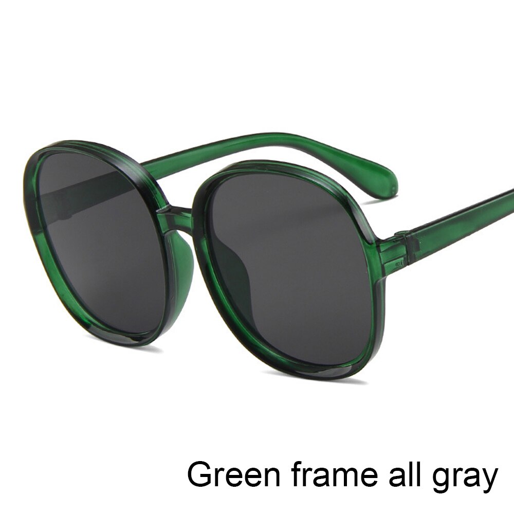【happy one】EEvrfelan Round Big Size Oversized Lens Vintage Round Sunglasses Women Brand Designer Lady Sun Glasses oculos de sol UV400. 