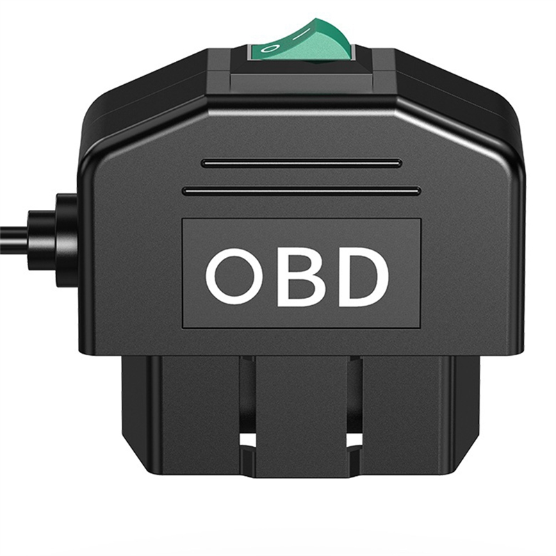 Dash Cam OBD Hardwire Kit Dash Camera USB Type C Hardwire Set with OBD Power Cable for Dashcam 12-24V to 5V/3A. 