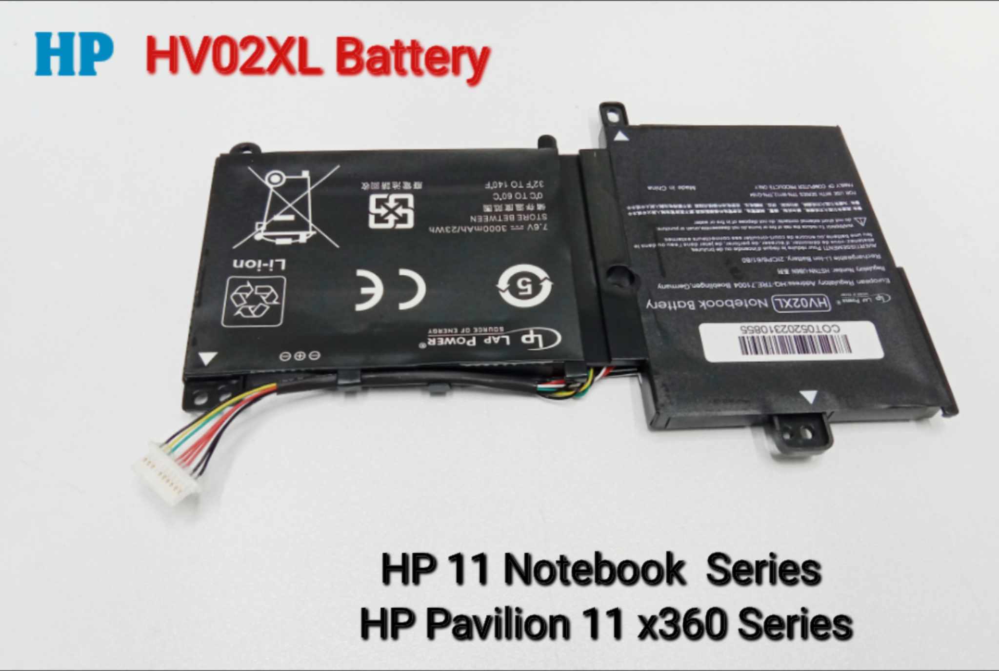 HV02XL Battery For HP HP 11 Notebook PC series HP 11-f000 Notebook  HP Pavilion 11 x360  series HP Pavilion 11-k000 x360 Series