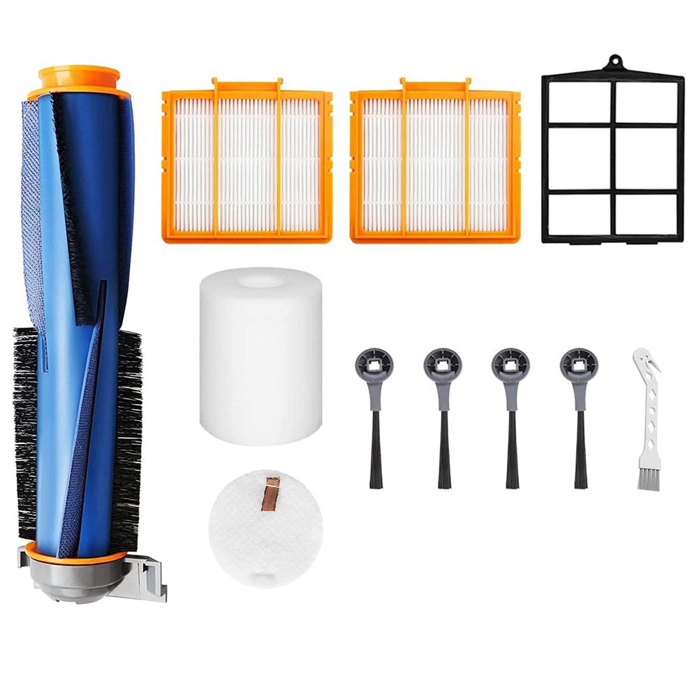 1 Set Main Brush Side Brush HEPA Filter Replacement for AV2501AE AV2502AE Robots Vacuum Cleaner