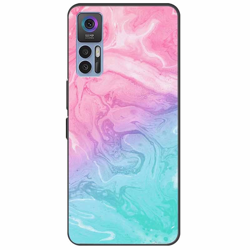 Case For TCL 30 Plus Cover 30+ Marble Silicone Soft TPU Back Cases for TCL 30 5G Case TCL30 T676H Coque T676K T676J Capa Fashion. 