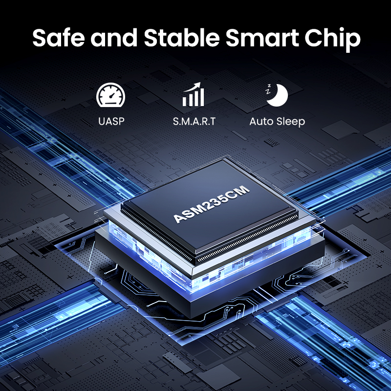 UGREEN HDD Case 2.5" SATA to USB 3.0 USB C Adapter Hard Drive Enclosure USB Type C SATA 5Gbps for SSD HDD 9.5 7mm External Hard Drive Disk Case Support UASP. 