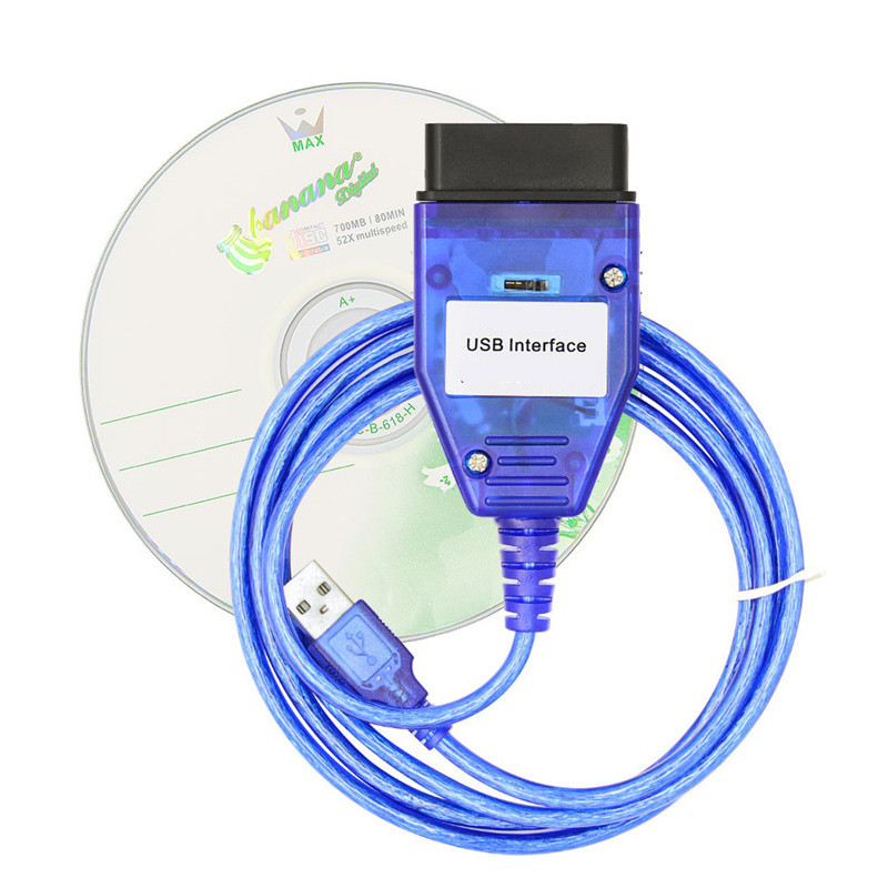 OBD 2 USB Cables For BMW in-pa K+DCAN USB Interface Diagnostic Tool For BMW E46 K+CAN K CAN FTDI FT232 Chip OBD2 Scanner. 