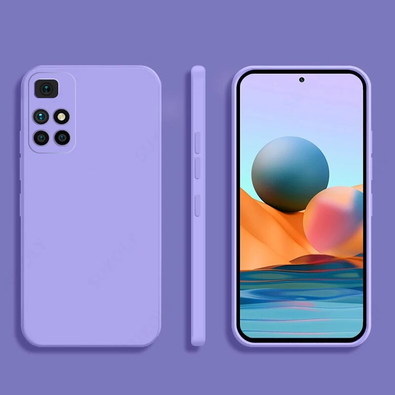 For Xiaomi Redmi 10 Case For Redmi Note 11 Pro Cover Silicone Soft for Redmi Note 10S Pro 8 9 9t Poco X3 Pro M3 F3 Cases