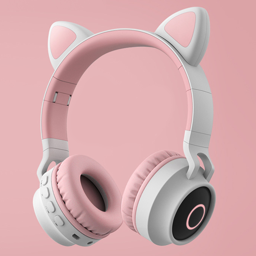 In Pakistan Cute Headphones FUPANG】Cute Cat Ear Bluetooth Light
