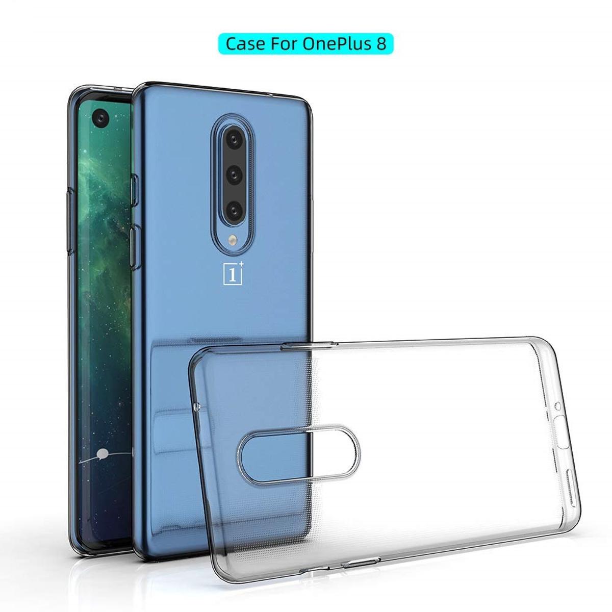 For One plus 8 Soft TPU Back Cover