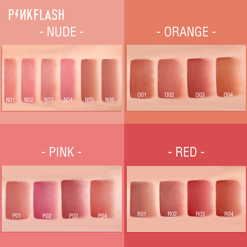 PINKFLASH Melting Matte Waterproof Lipcream - N01 Canvas (PF-L01). 