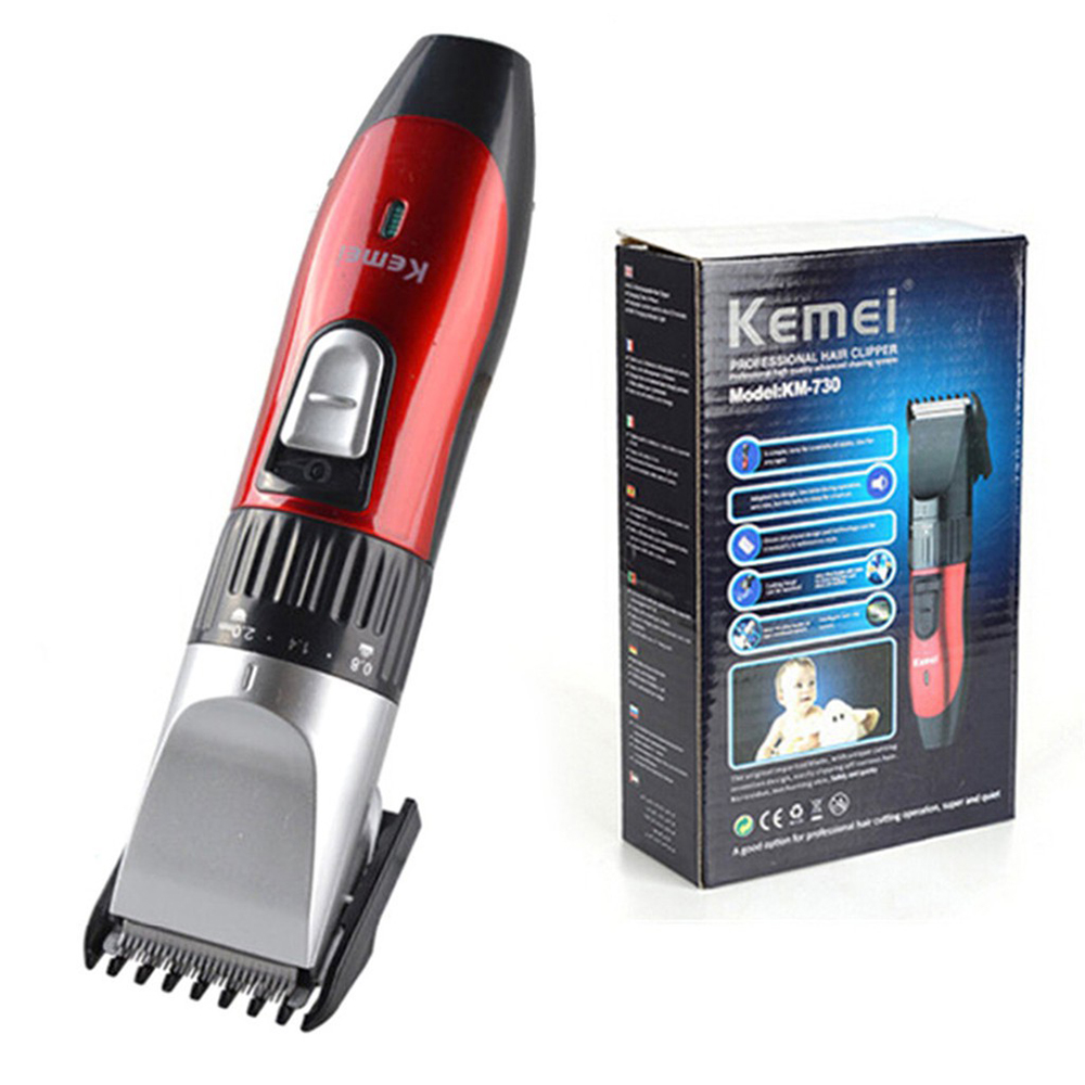 Kemei KM-730 Hair Clipper Rechargeable Hair Cutting Machine Electric Shaver for Men Beard Trimmer Professional Hair Trimmer-12.jpg