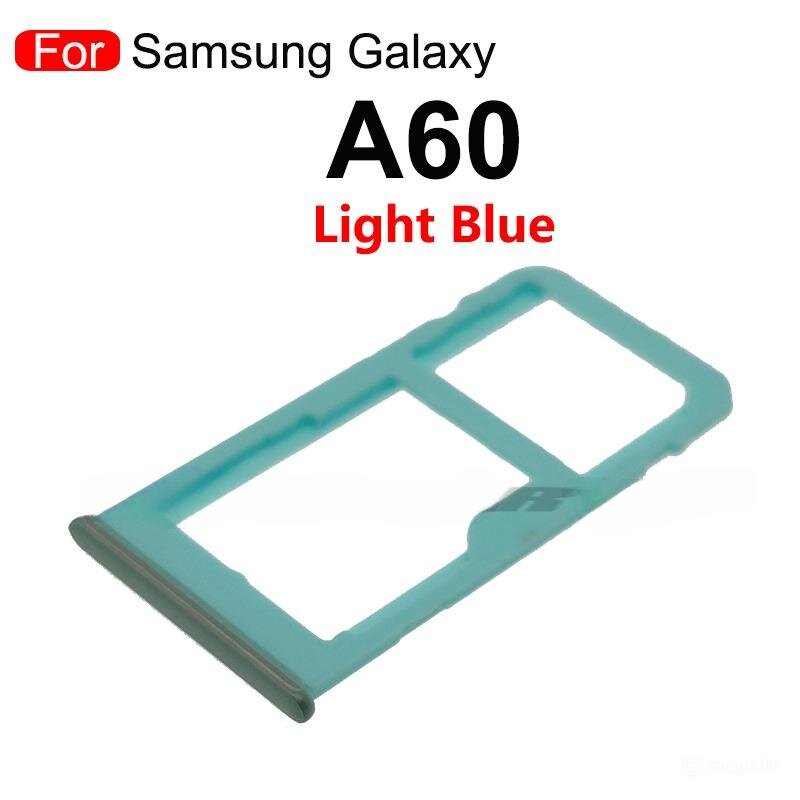 Samsung Galaxy M40 SM-M405/A60 SM-A606 Dual SIM Tray Replacement Slot Holder with Opening Needle (Sim Ejector). 