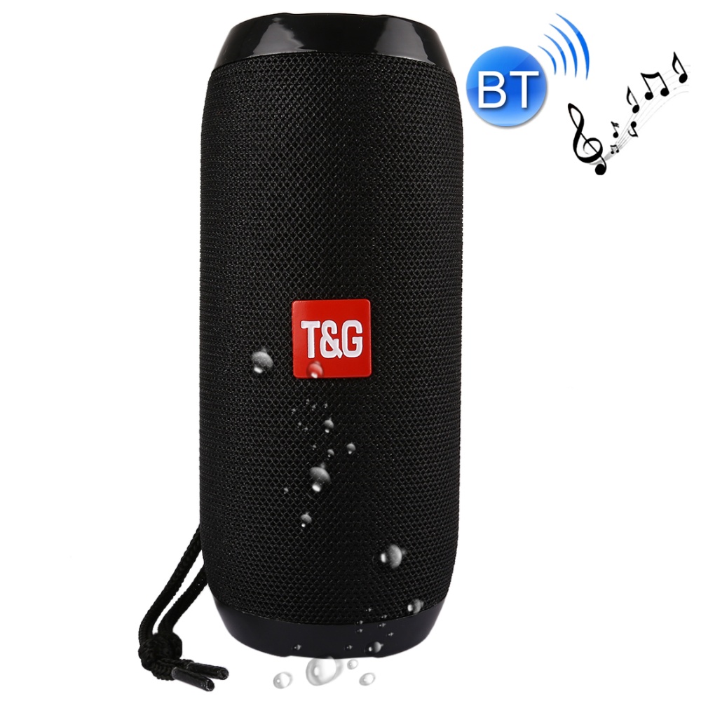 (New)TyG TG117 Portable Bluetooth Stereo Speaker, with Built-in MIC, Support Hands-free Calls y TF Card y AUX IN y FM, Bluetooth Distance: 10m. 