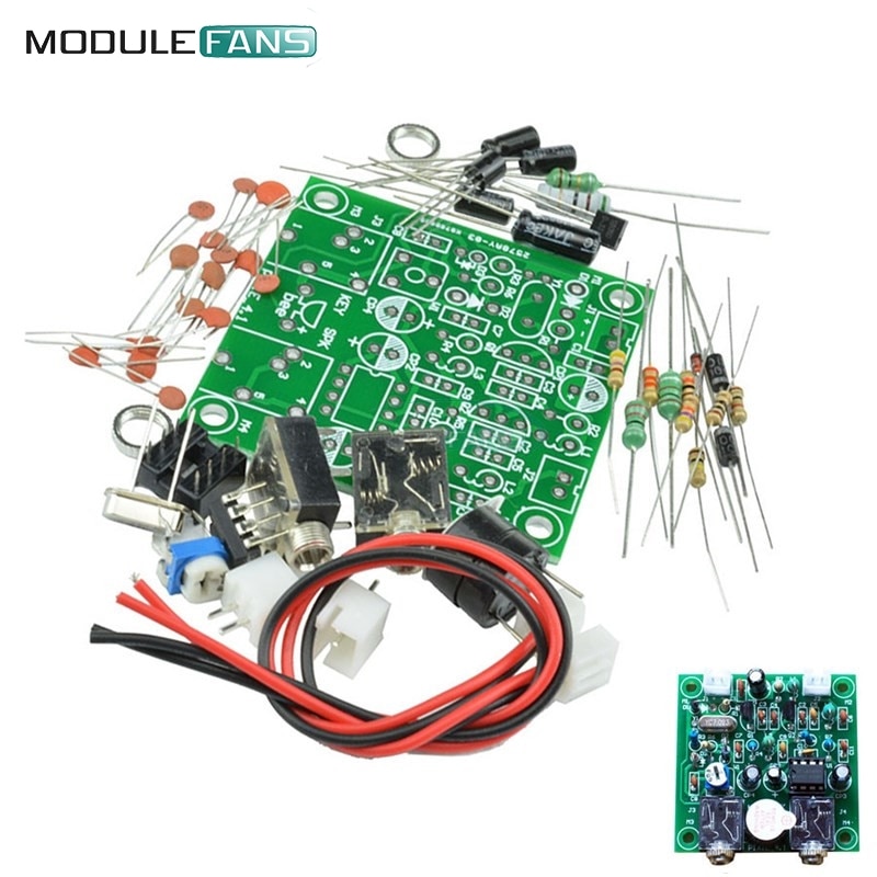 【Alizeker Mall】HAM Pixie RADIO 40M CW Shortwave QRP Pixie Transmitter Receiver 7.023MHz-7.026MHz Diy Electronic. 