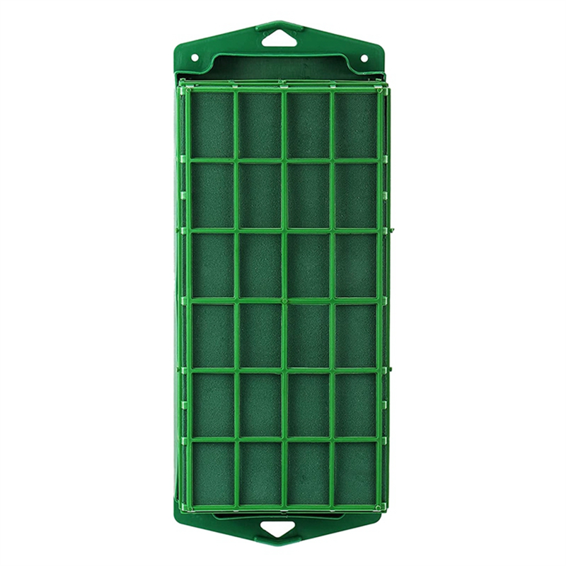 4 Pcs Floral Foam Cage Flower Holder with Floral Foam for Flowers Cage Bowl for Table Centerpiece Floral Arrangement