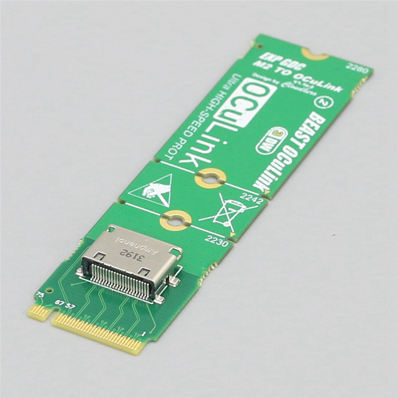 Gpu Video Card Docking Station High-Speed External Graphics Card Dock Ocup4V2 Signal Chip Pci-E4.0 Easy Install Easy to Use. 